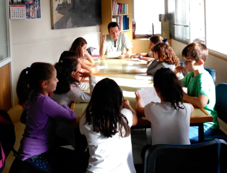 imagen del taller de lectura en inglés para niños y niñas, octubre 2015