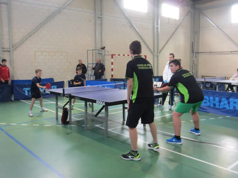imagen del Campeonato Provincial de Tenis de Mesa, marzo 2016