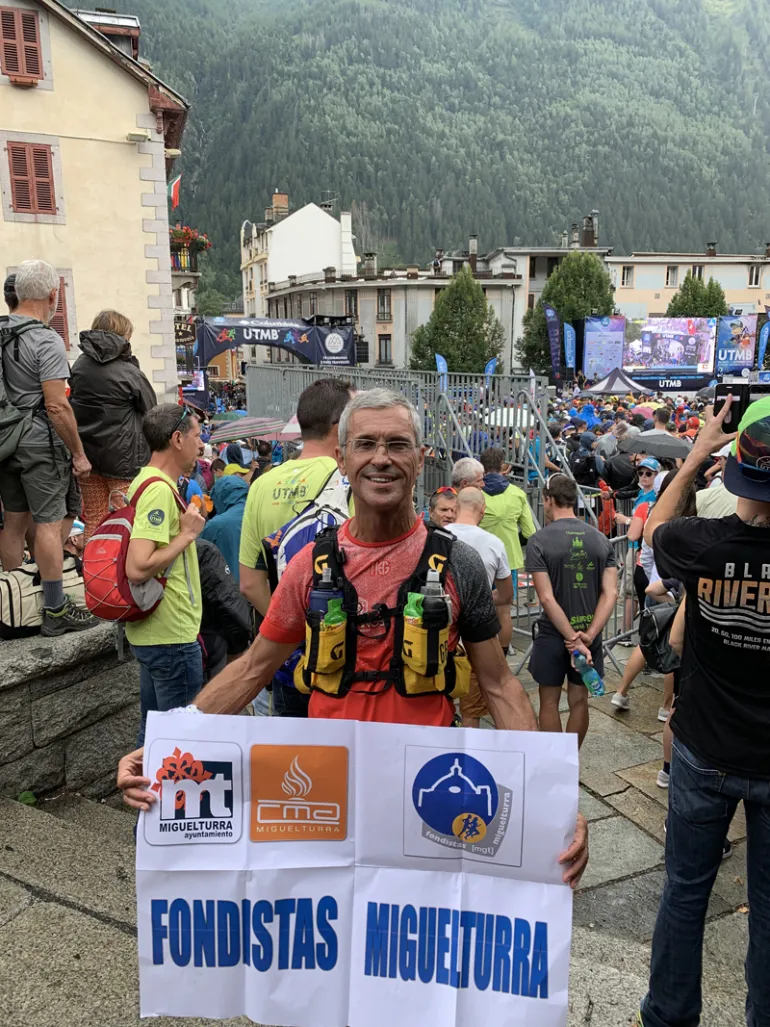 imagen de Marcial González Rivero tras la carrera, fuente imagen él mismo