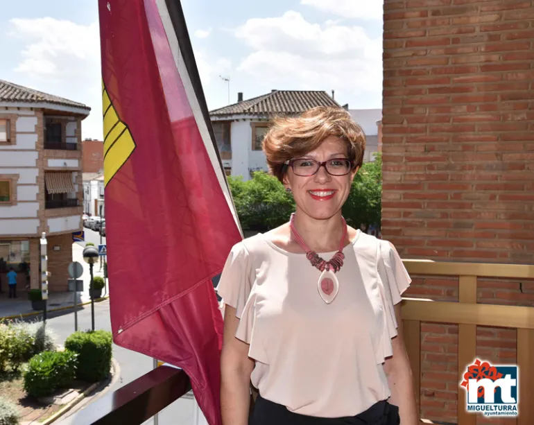 imagen de la alcaldesa de Miguelturra, Victoria Sobrino, 13 de junio de 2019