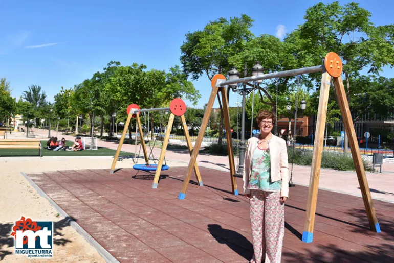 imagen de Victoria Sobrino en el parque Rivas Moreno, junio 2019