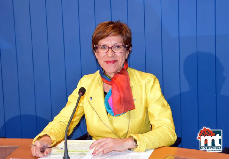 imagen de Victoria Sobrino durante la rueda de prensa del 14 de marzo de 2019