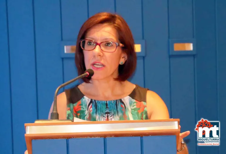 imagen de la alcaldesa de Miguelturra Victoria Sobrino, julio 2015
