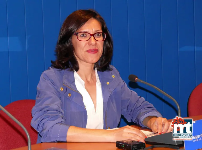 imagen de la alcaldesa de Miguelturra, Victoria Sobrino, 25 enero 2016
