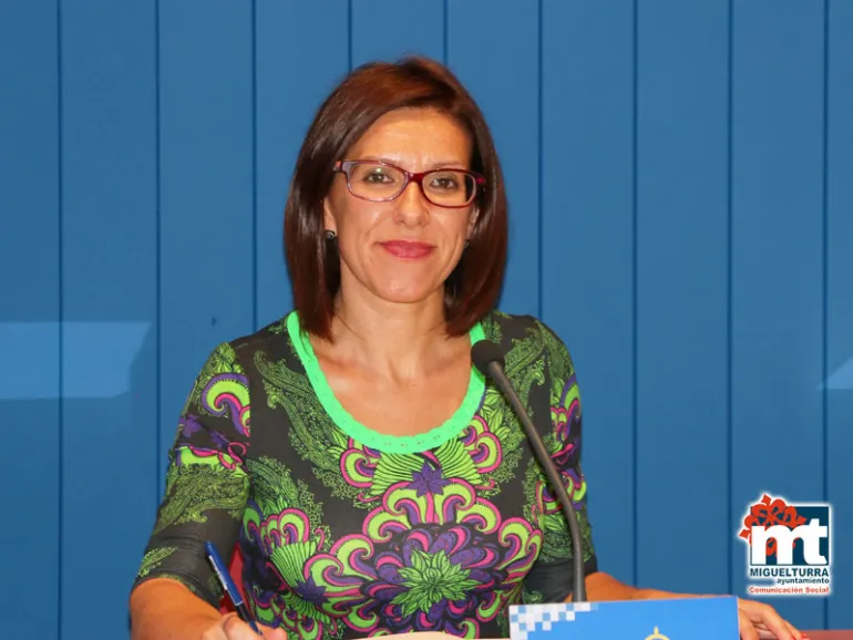 imagen de la alcaldesa de Miguelturra Victoria Sobrino, 31 agosto 2015