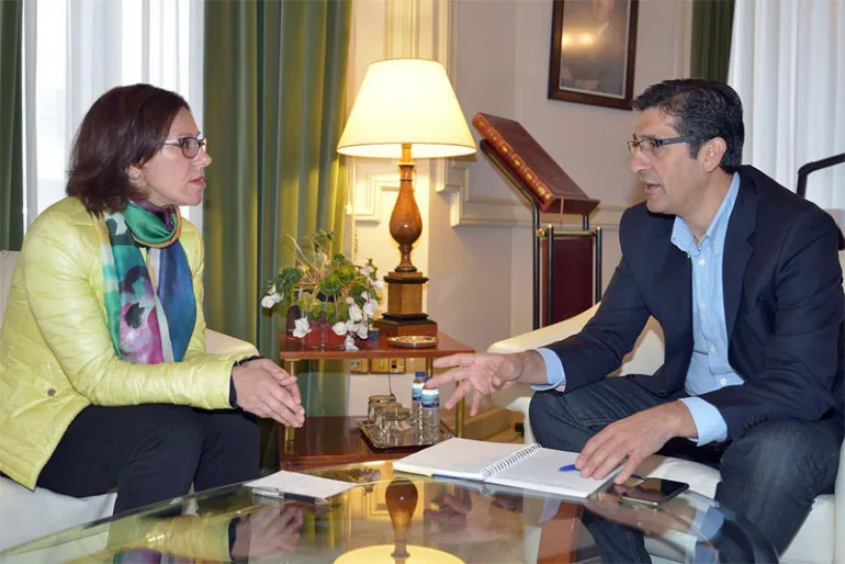 imagen de José Manuel Caballero y Victoria Sobrino, noviembre de 2015