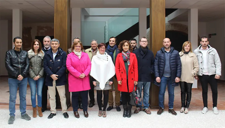 imagen de la visita institucional a la Casa de la Capellanía, 23 de marzo de 2018