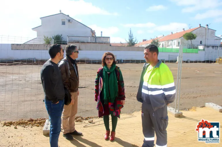 imagen de la visita al campo de arena, marzo de 2017