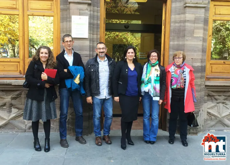 imagen de la vista institucional al Ayuntamiento de Puertollano, noviembre 2015