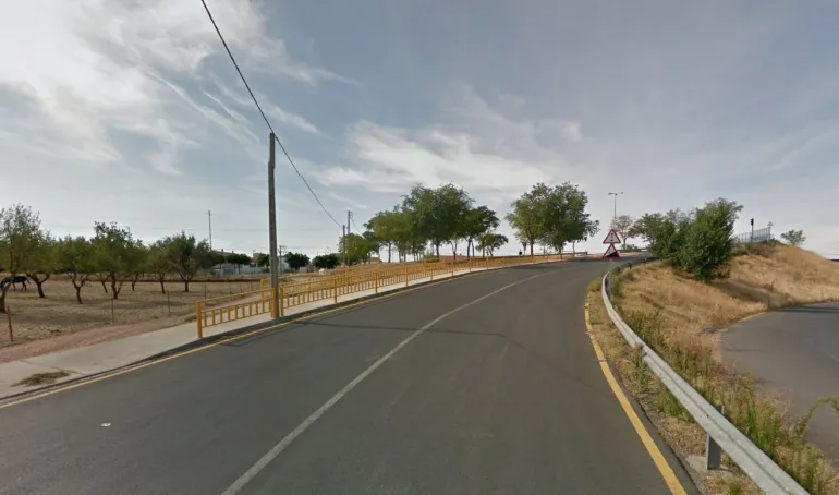 imagen de la vista del Puente de San Isidro, Google Street View