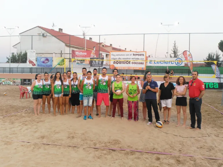 imagen inauguración Torneo Vóley Playa 2017, julio 2017