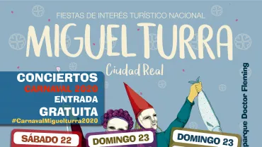 evento imagen cartel conciertos gratuitos del Carnaval 2020 de Miguelturra