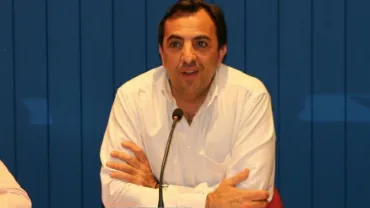 imagen de archivo, del año 2019, de Miguel Ángel García Llorente, portavoz de Ciudadanos Miguelturra