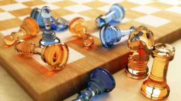 imagen de un tablero de ajedrez