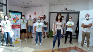 imagen de voluntarios del Verano Calatrava, septiembre 2020