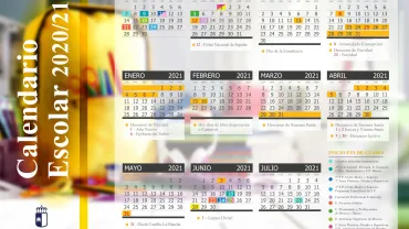 imagen calendario escolar Castilla-La Mancha curso 2020-2021