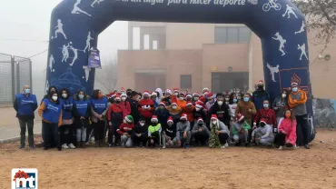 imagen de la carrera solidaria a favor del banco de alimentos, diciembre 2020