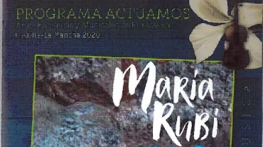 evento imagen del concierto de María Rubí en Miguelturra, septiembre 2020