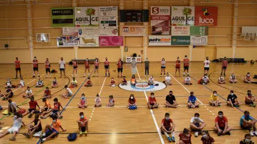 imagen de la clausura del taller de balonmano, Miguelturra agosto 2020