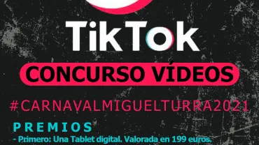 evento imagen cartel anunciador concurso Tik Tok Carnaval Miguelturra 2021