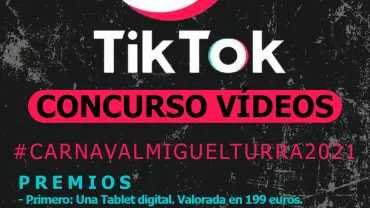 imagen cartel concurso Tik Tok Carnaval 2021 Miguelturra