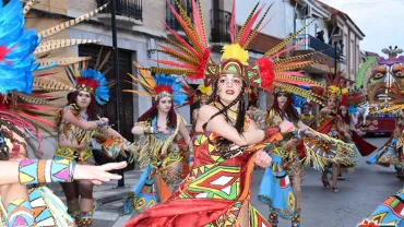 imagen de "El Burleta" durante el Domingo de Criptana del Carnaval de Miguelturra 2020