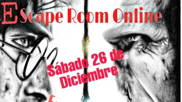 imagen del cartel del Escape Room del 26 de diciembre de 2020