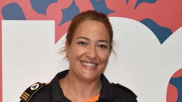 imagen de Estrella Parra, responsable de la Agrupación de Voluntarios de Protección Civil de Miguelturra