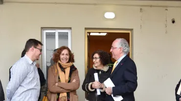 imagen de archivo (febrero 2020) durante la reunión que hubo para las futuras oficinas de la Guardia Civil en Miguelturra