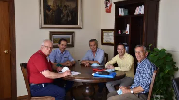 imagen de la reunión con Ilunion, julio 2020