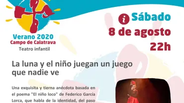 evento imagen del cartel La luna y el niño. Miguelturra, agosto 2020.