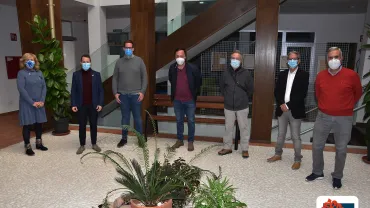 imagen de autoridades y nueva asociación, febrero de 2021