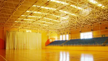 imagen del interior del Pabellón Municipal de Deportes de Miguelturra