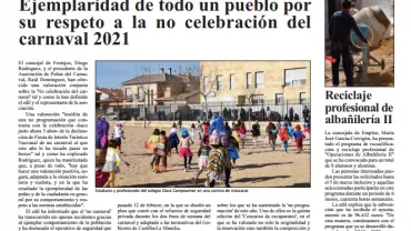 imagen portada del Boletín Informativo Municipal del mes de marzo de 2021