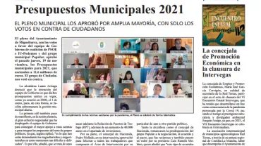 imagen de la portada del Boletín Informativo Municipal de Miguelturra diciembre 2020