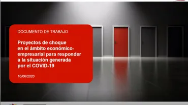 imagen de la portada del documento, junio 2020