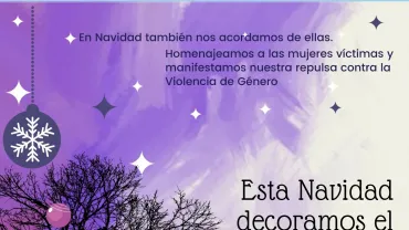 imagen poster navidad morada, diciembre 2020