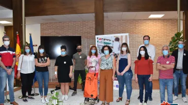 imagen presentación oficial de la campaña de apoyo al comercio de Miguelturra, 19 de junio de 2020