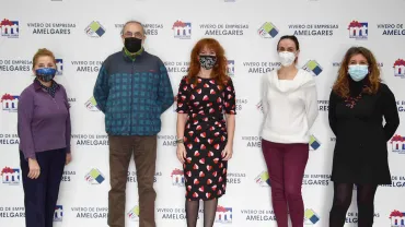 imagen reunión con la Asociación del Pequeño Comercio de Miguelturra, noviembre 2020