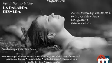 imagen cartel del recital de poesía erótica, 2013