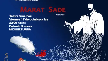 imagen cartel obra Marat Sade, octubre 2014