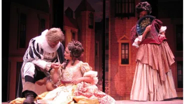 imagen de la obra de teatro La Verdad Sospechosa