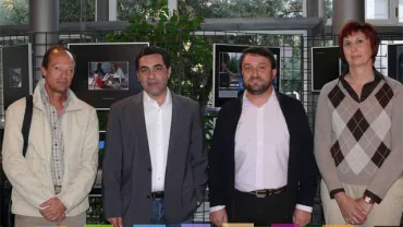 imagen inauguración fotográfica Maraton 2008