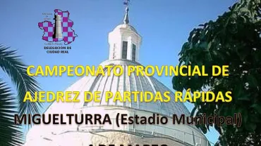 evento imagen del cartel del Campeonato Provincial de Ajedrez partidas rápidas, 4 marzo 2018