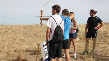 imagen de prueba con arco en el Raid Miguelturra