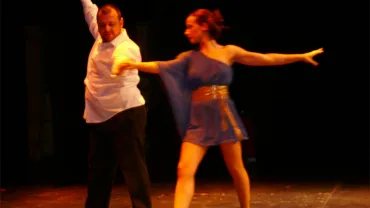 imagen exhibición bailes salón UP curso 2012-2013