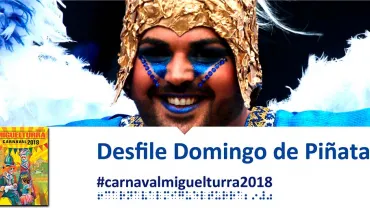 evento imagen alusiva al Desfile del Domingo de Piñata del Carnaval 2018 de Miguelturra