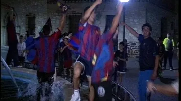 Los barcelonistas celebraron las victorias de 2006