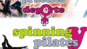 imagen cartel spinning y pilates, marzo 2014