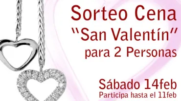 imagen publicidad Sorteo Cena San Valentín 2009